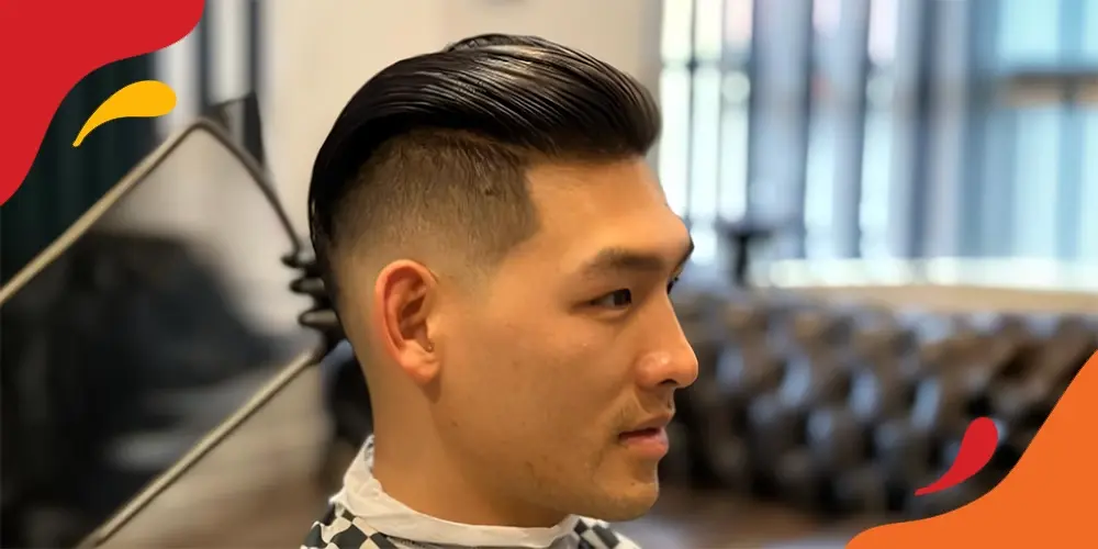 Gaya Rambut Undercut dengan Fade Tipis